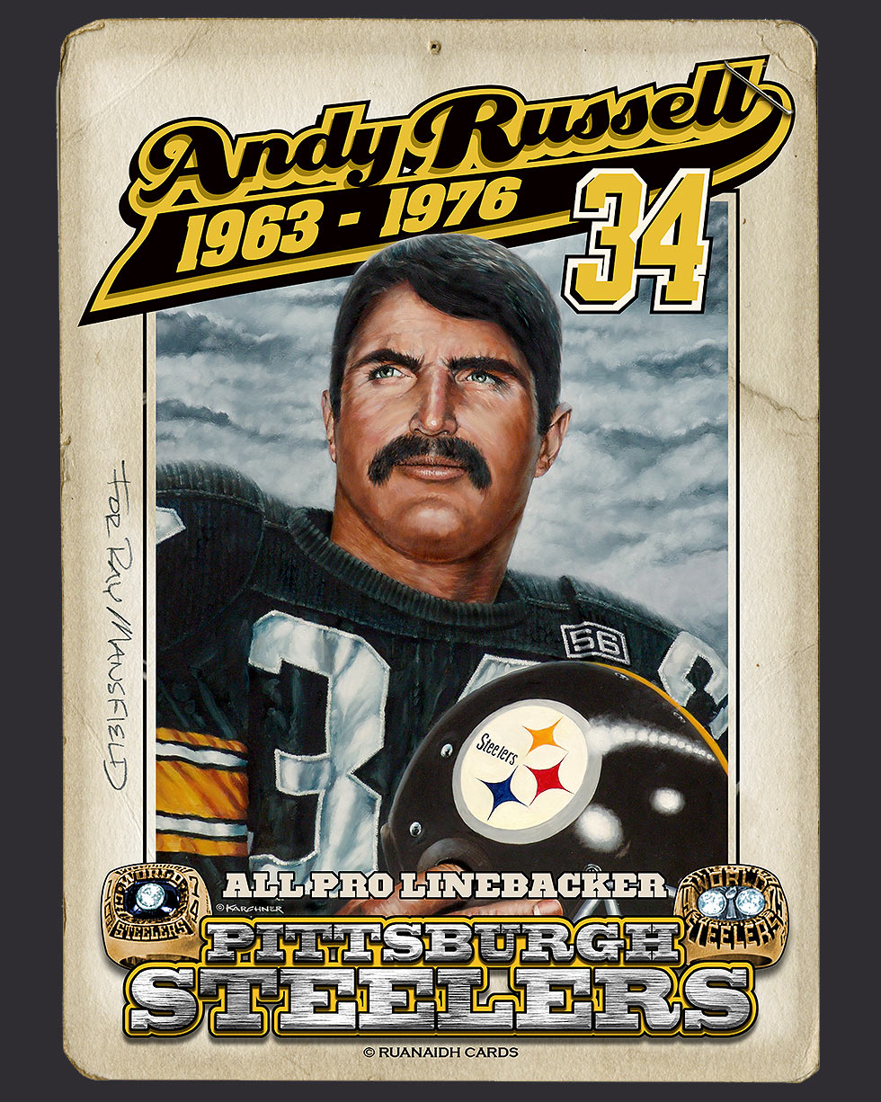 Andy Russel #34 Painting Card