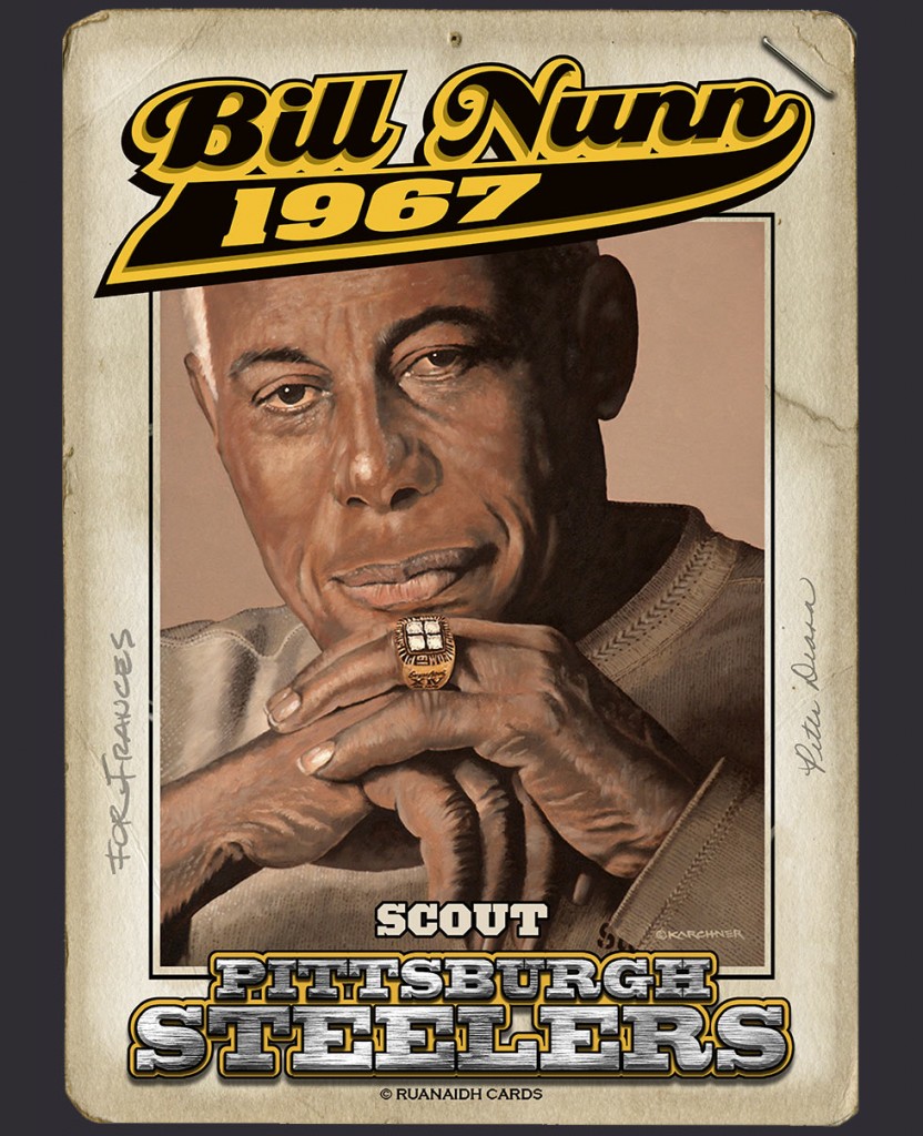 Bill Nunn, Sr. Pittsburgh Steeler Scout Card