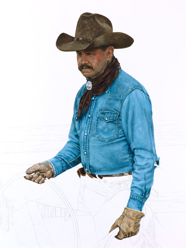 Bronze Cowboy WIP 4