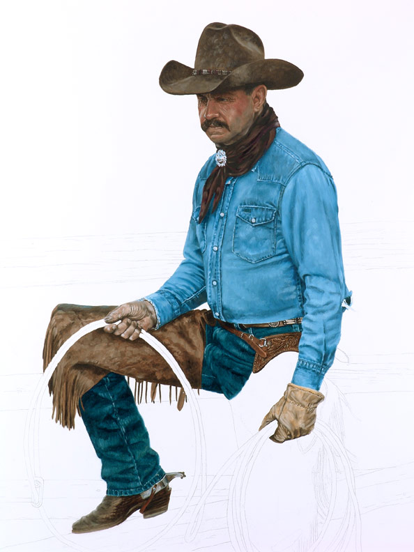 Bronze Cowboy WIP 5