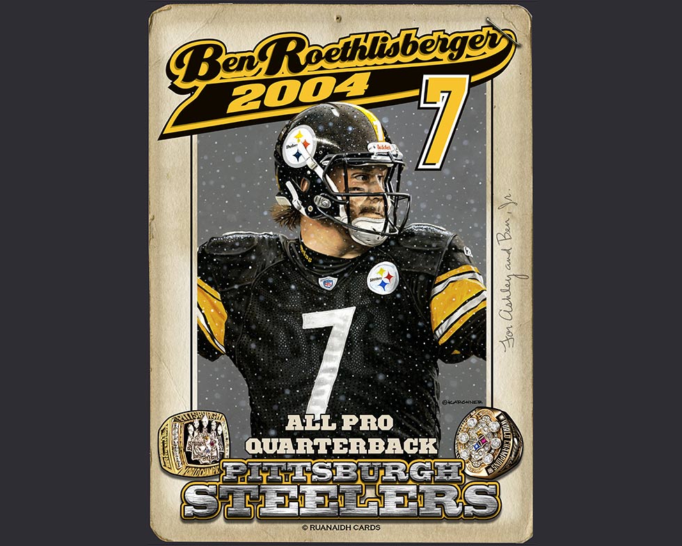 Standing Tall Ben Roethlisberger Card