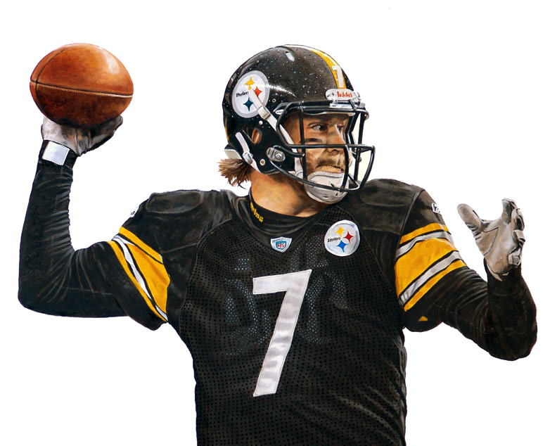 Standing Tall Ben Roethlisberger WIP 06