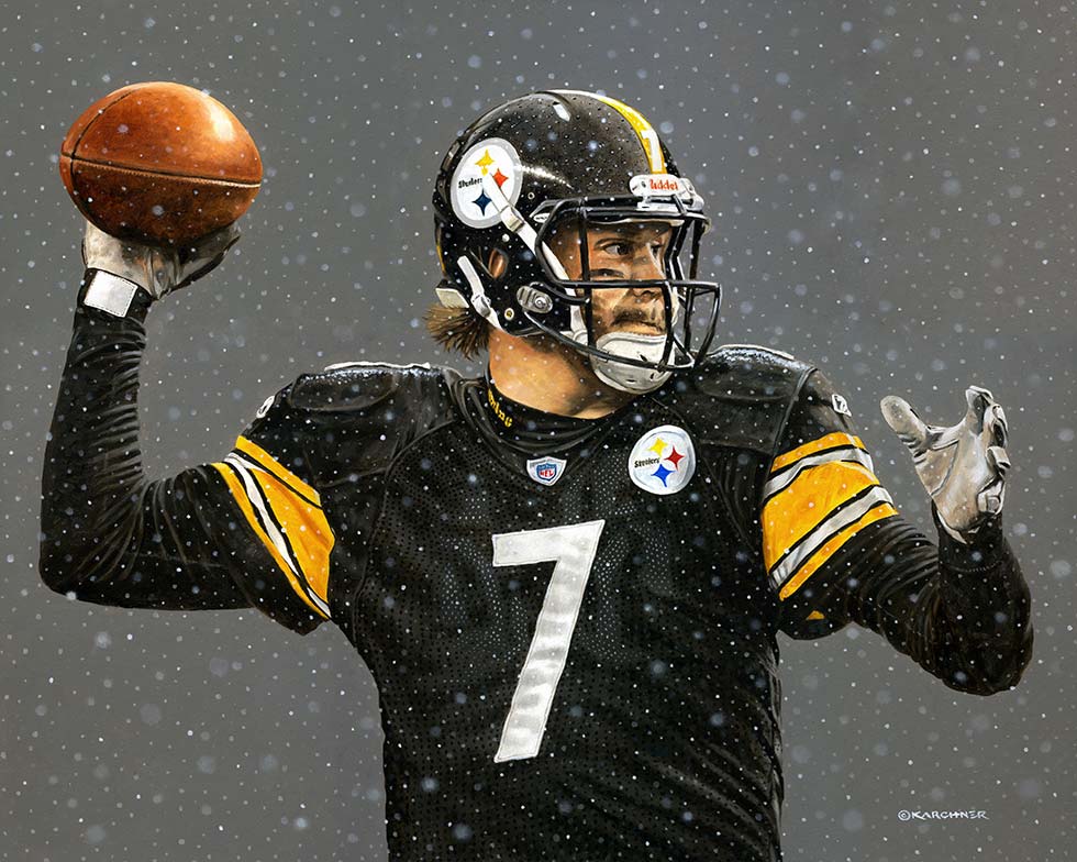 Painting of Standing Tall – Ben Roethlisberger