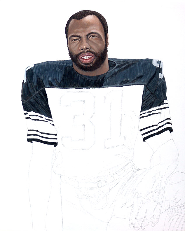 Steeler Great Donnie Shell WIP 02