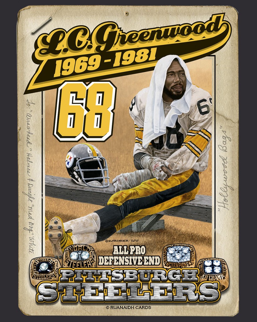 Steeler Great, L.C. Greenwood Card