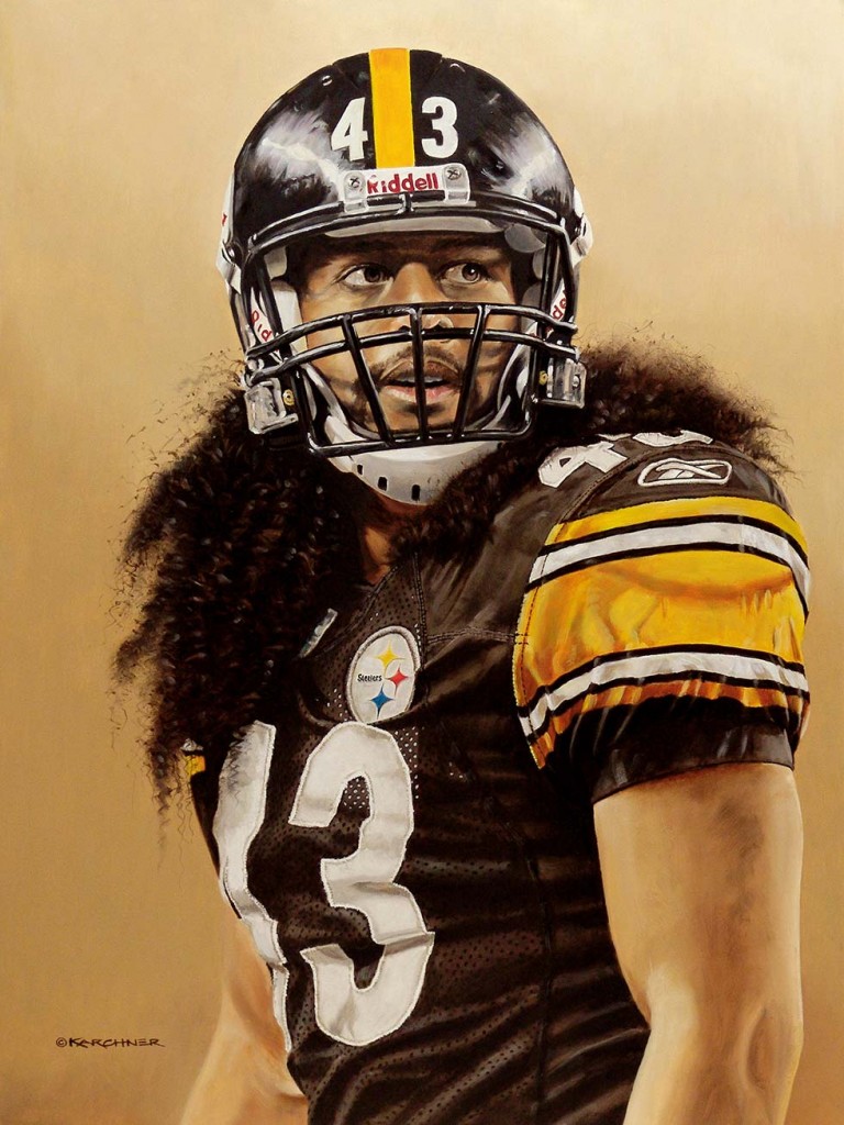 drawings of troy polamalu