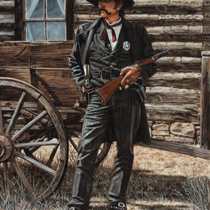 Painting Of Wyatt Earp - Something Evil This Way Comes