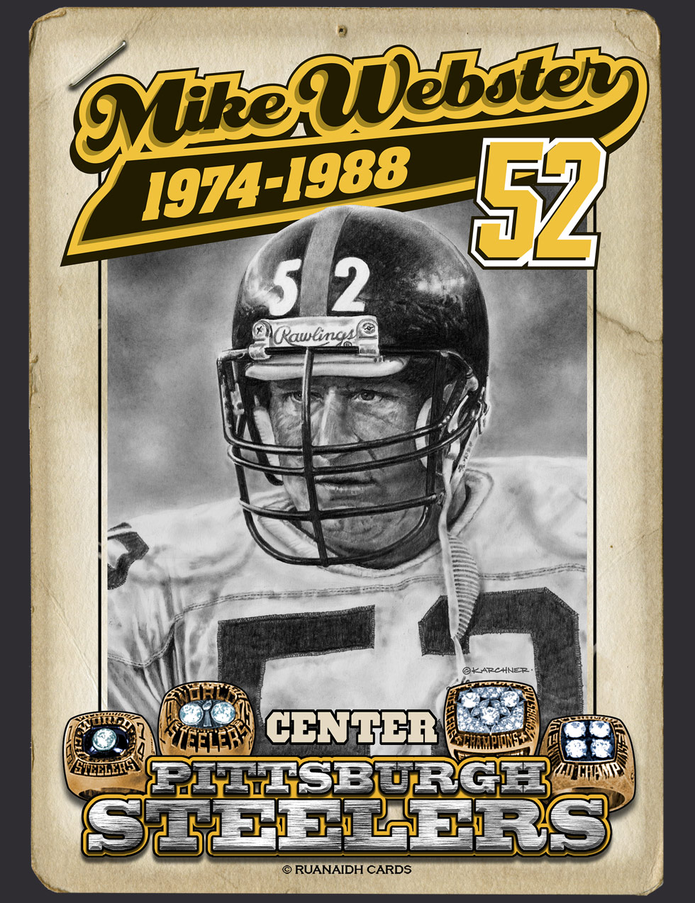 Photo of Mike Webster trading card