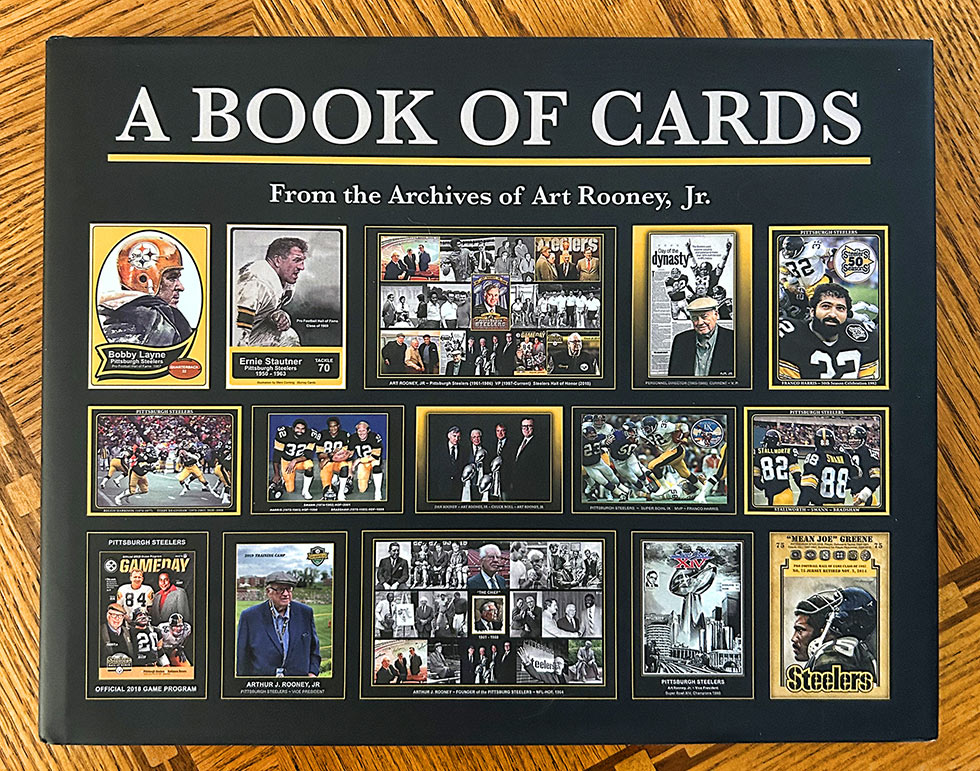 Photo of the cover of "A Book of Cards" book